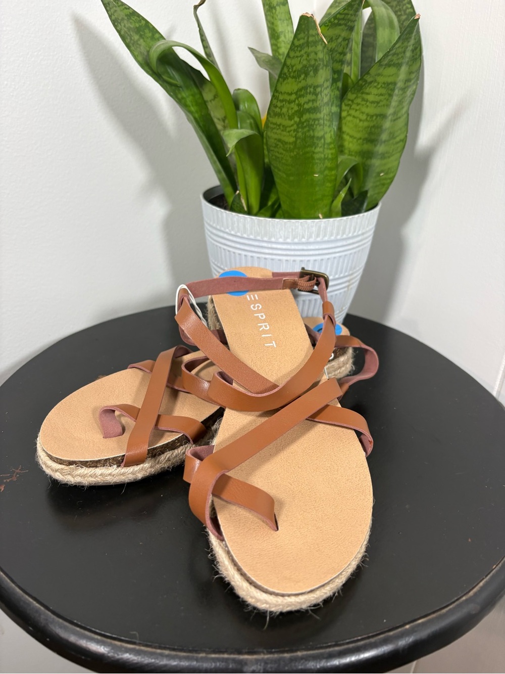 ESPRIT espadrille sandal 6.5 NEW, without tags